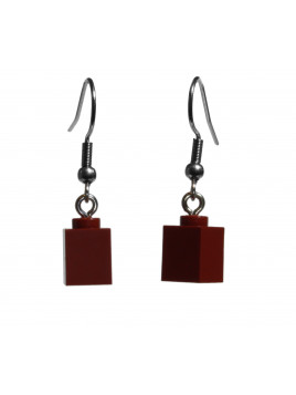 Boucles d'oreilles brique...