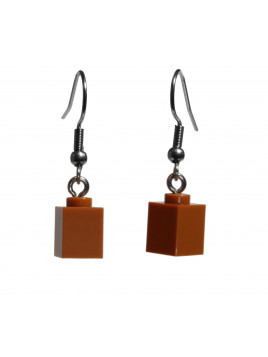 Boucles d'oreilles brique...